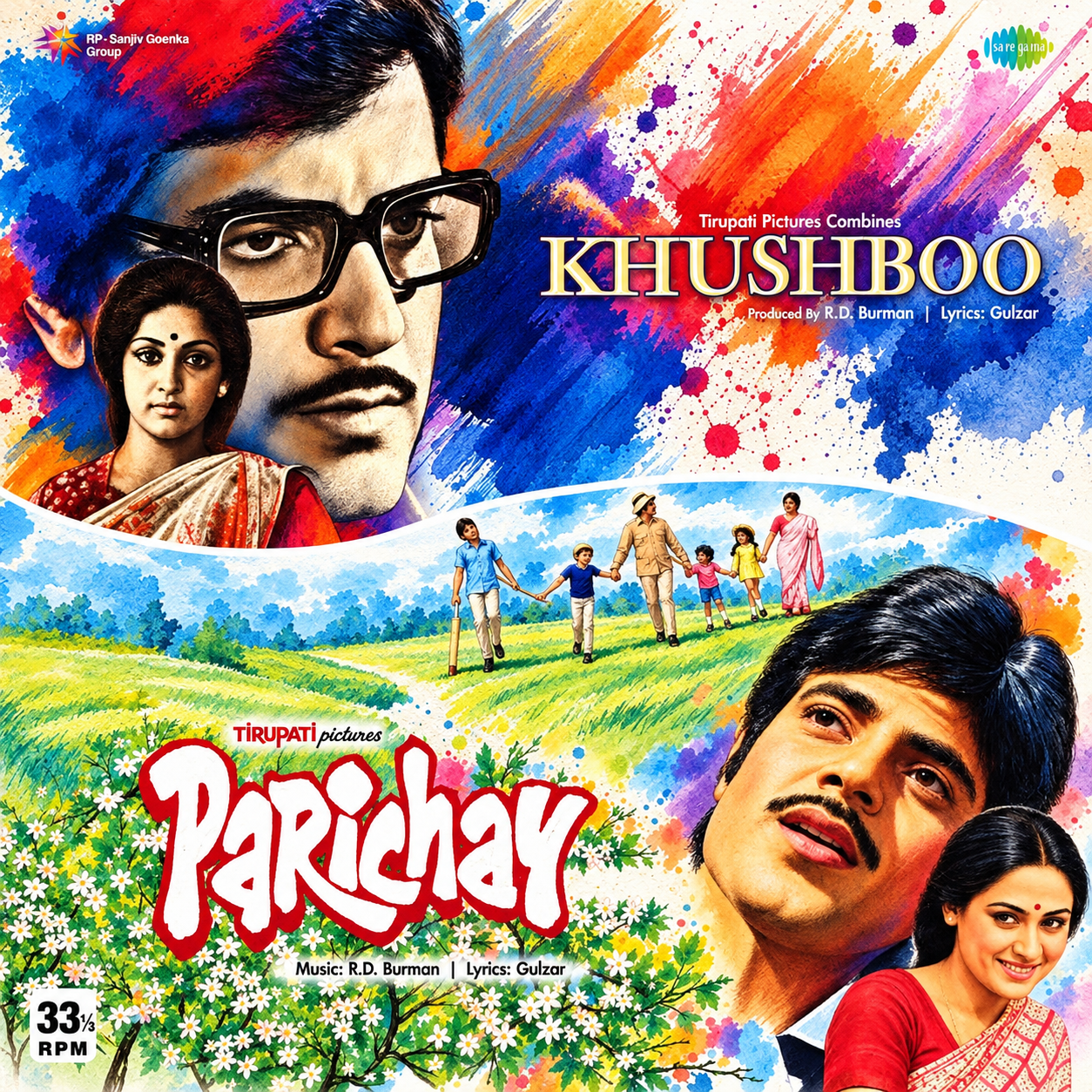 KHUSHBOO / PARICHAY - VINYL RECORD